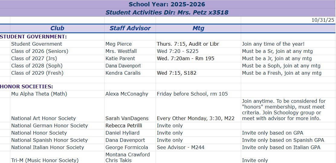 Student Activities1 2 3 25